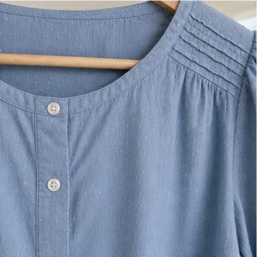 Olive Button Blouse - Picture 4 of 6